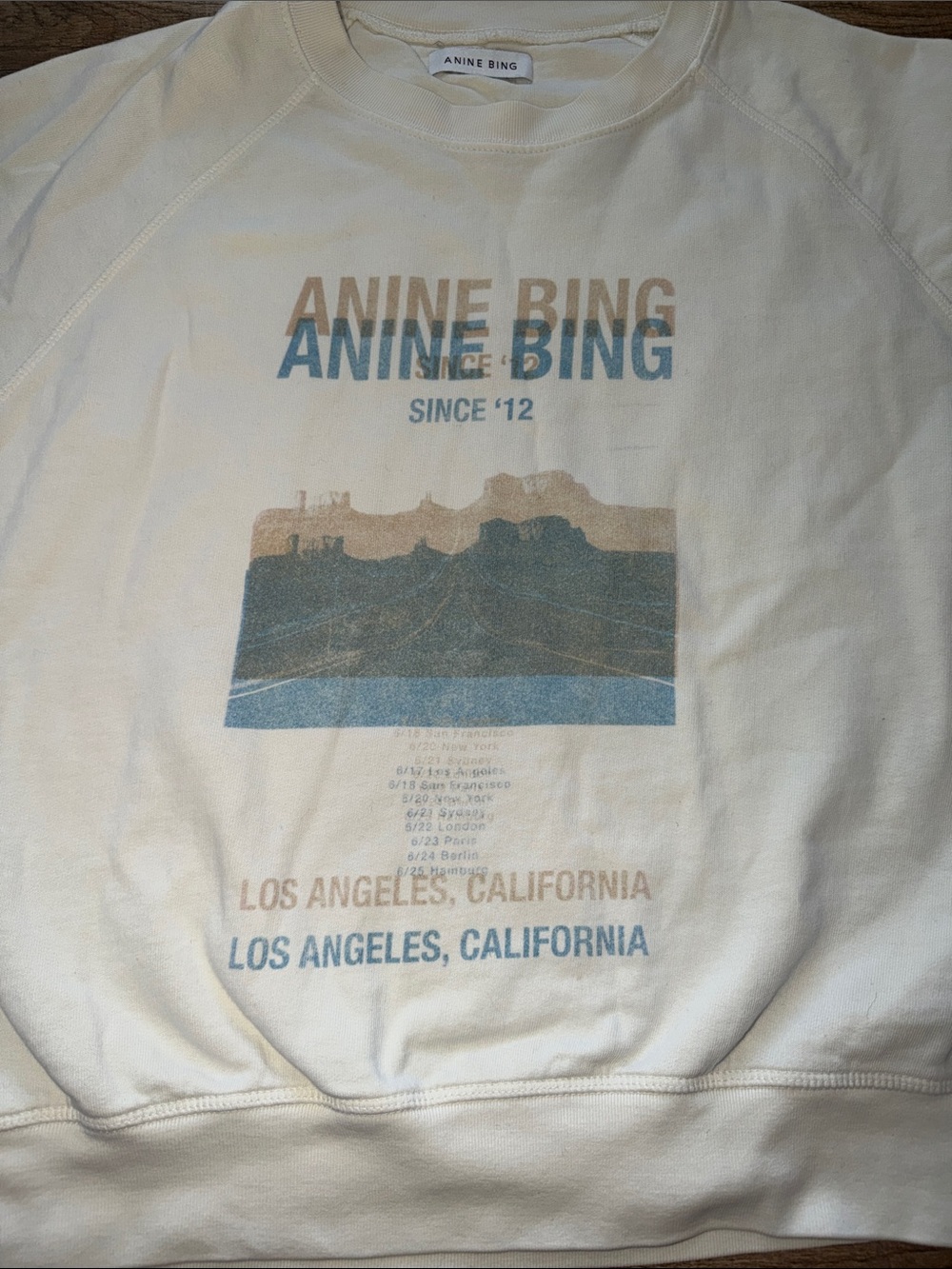 Arlo Desert Road Sweatshirt in White
ANINE BING - Picture 5 of 7